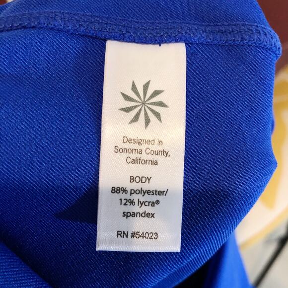 NWT Athleta Women's Work It Out Capri Legging Blue XXS Activewear Workout Gym - Picture 8 of 9